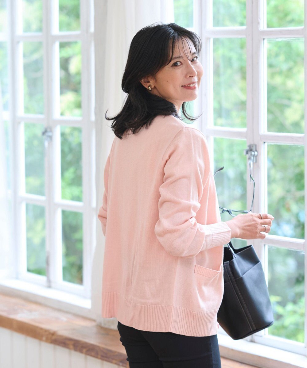 WEGO 【WEB限定/2025年秋冬新作//洗濯OK/毛玉レス/MLXLサイズ展開/オフィス/カジュアル】ベーシックニットカーディガン 