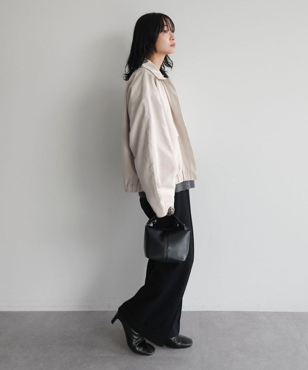 Green Parks ステンカラースウェード調ブルゾン 