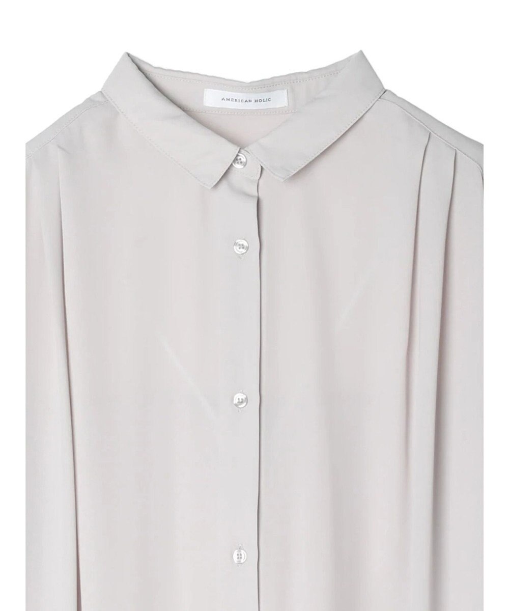 AMERICAN HOLIC ジョーゼットバックプリーツワンピース 