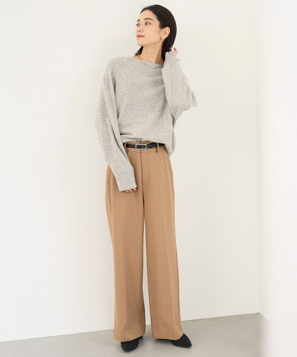 UNFILO beauty warm ワイドパンツ 