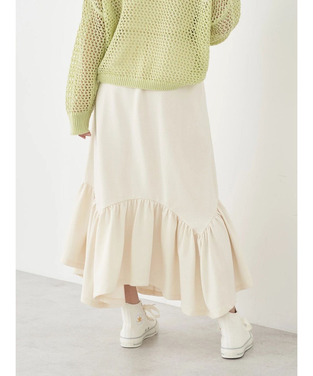 earth music&ecology ウラケ裾フリルスカート 