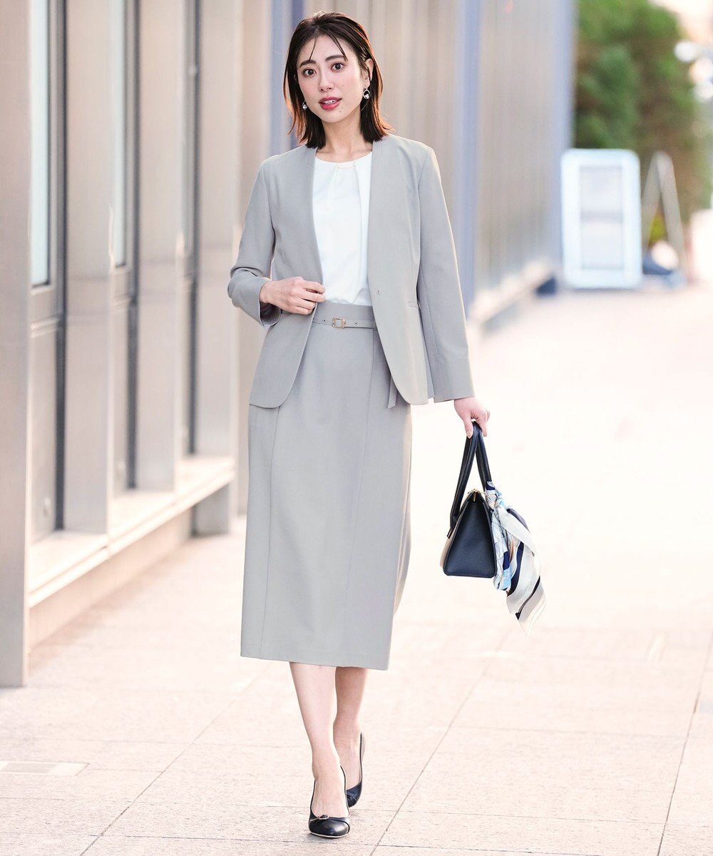 ANY SIS 【2WAY】サテン ブラウス 