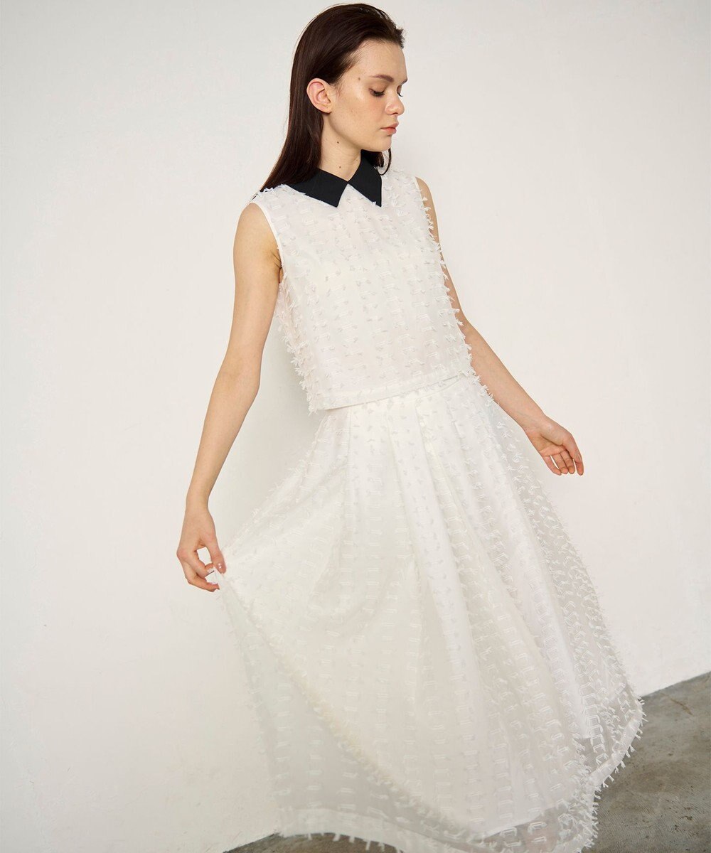 GRACE CONTINENTAL シアージャガード スカート 