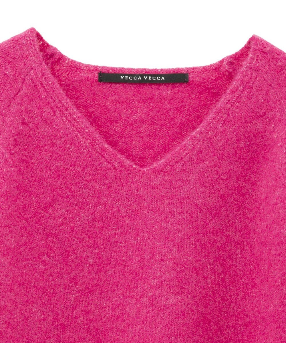 YECCA VECCA Vネックルーズニット 