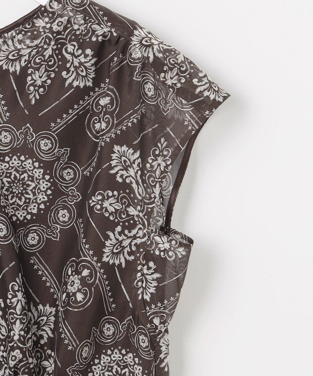 自由区 ロータスタイルプリント ワンピース 