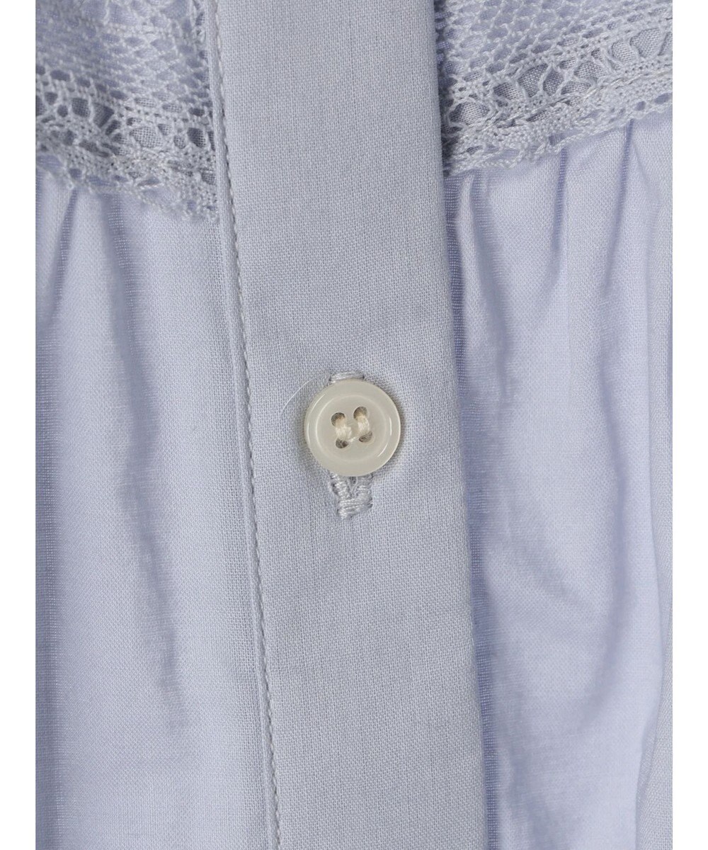 earth music&ecology ピンタックレースブラウス 