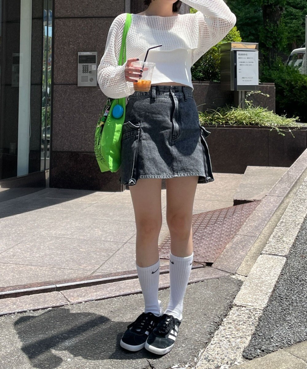 WEGO ラメショートニットプルオーバー 