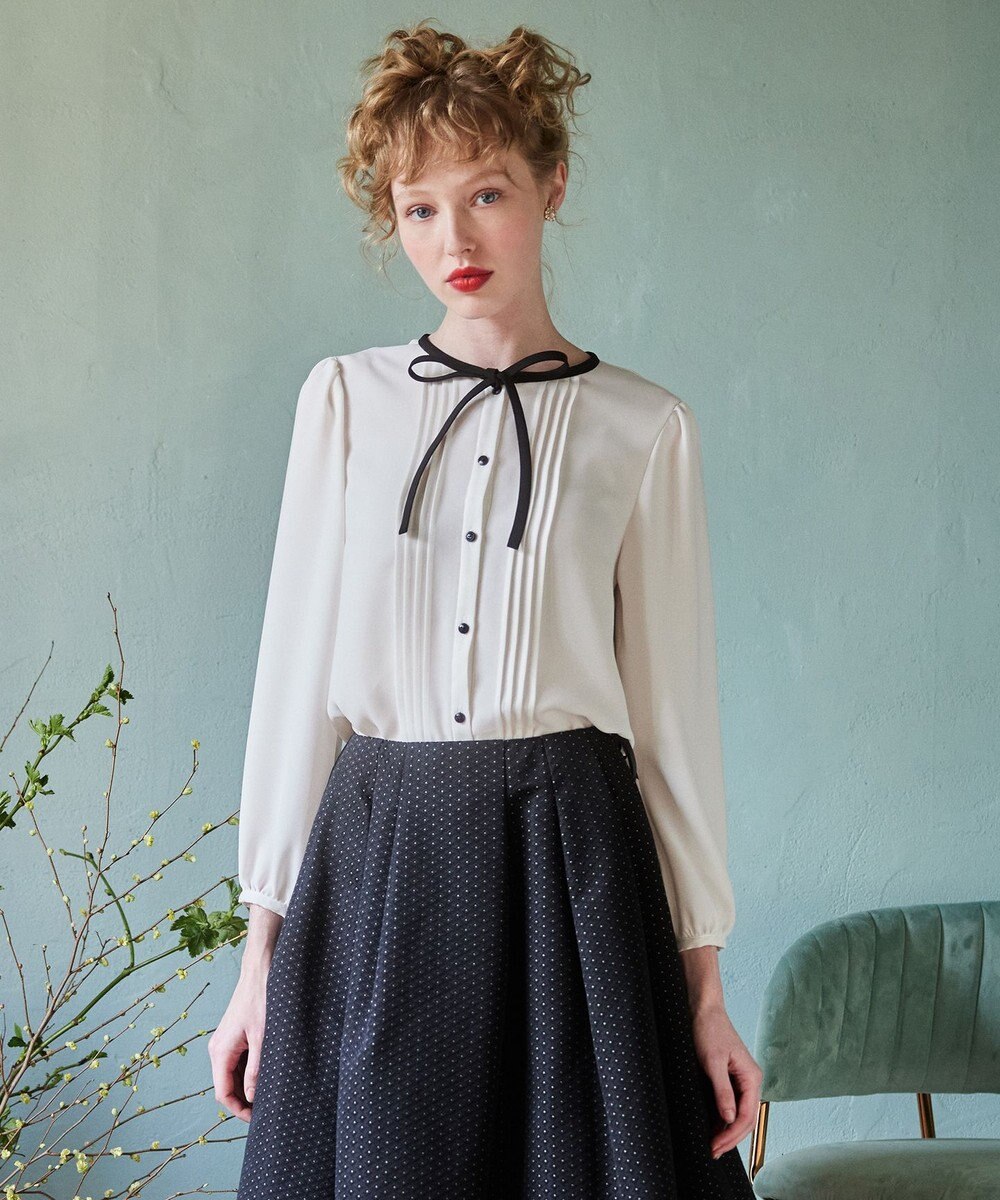 TOCCA 【消臭・洗える】PROMISE RIBBON ブラウス 