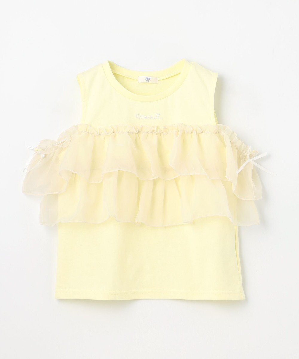 ANY KIDS 【新色追加】3WAY フリルドッキングTシャツ 
