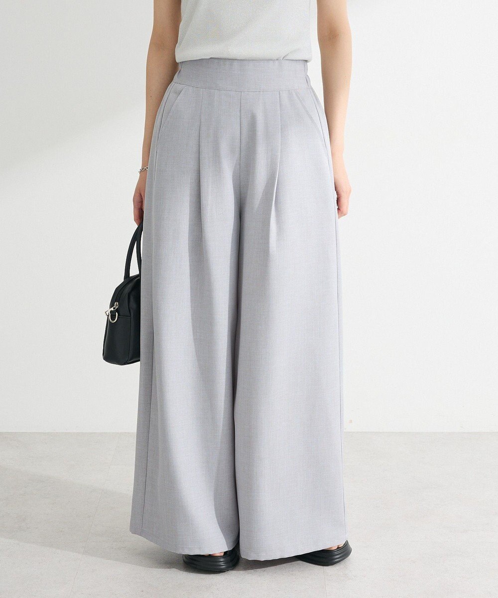 Green Parks ・ＥＬＥＮＣＡＲＥ　ＤＵＥ　リネンライクワイドパンツ 