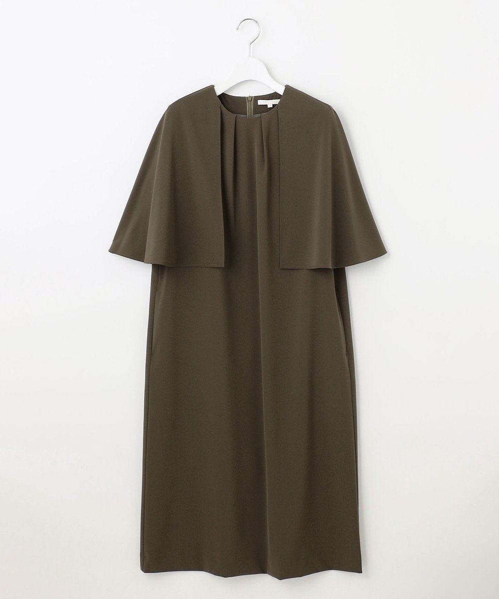 自由区 【カタログ掲載・洗える】ドレープスリーブ ワンピース 