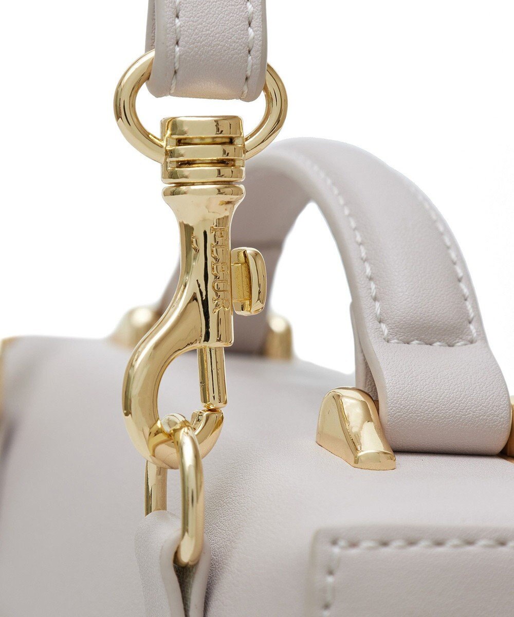 Maison de FLEUR フロントリボントップハンドルバッグ 