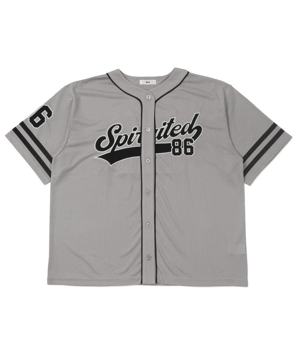 WEGO ベースボールメッシュビッグシャツ 