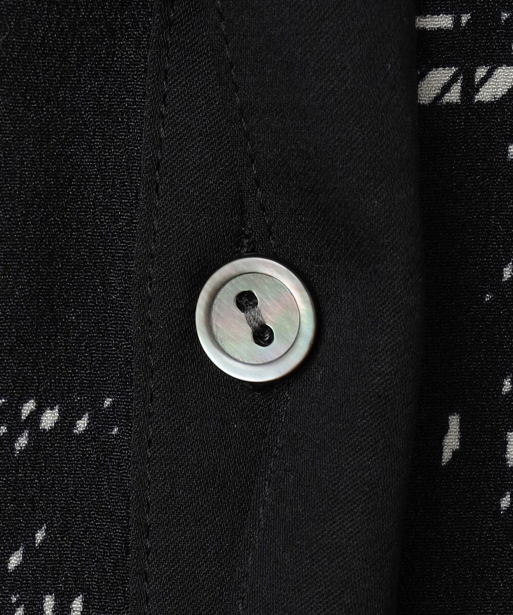 23区 【洗える】モノクロトーンプリント ワンピース 