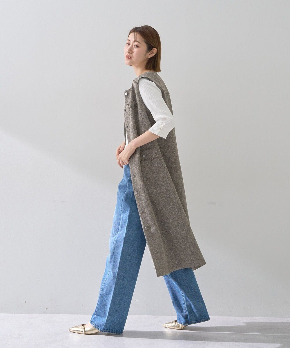 YECCA VECCA ツイードジレジャンスカ 