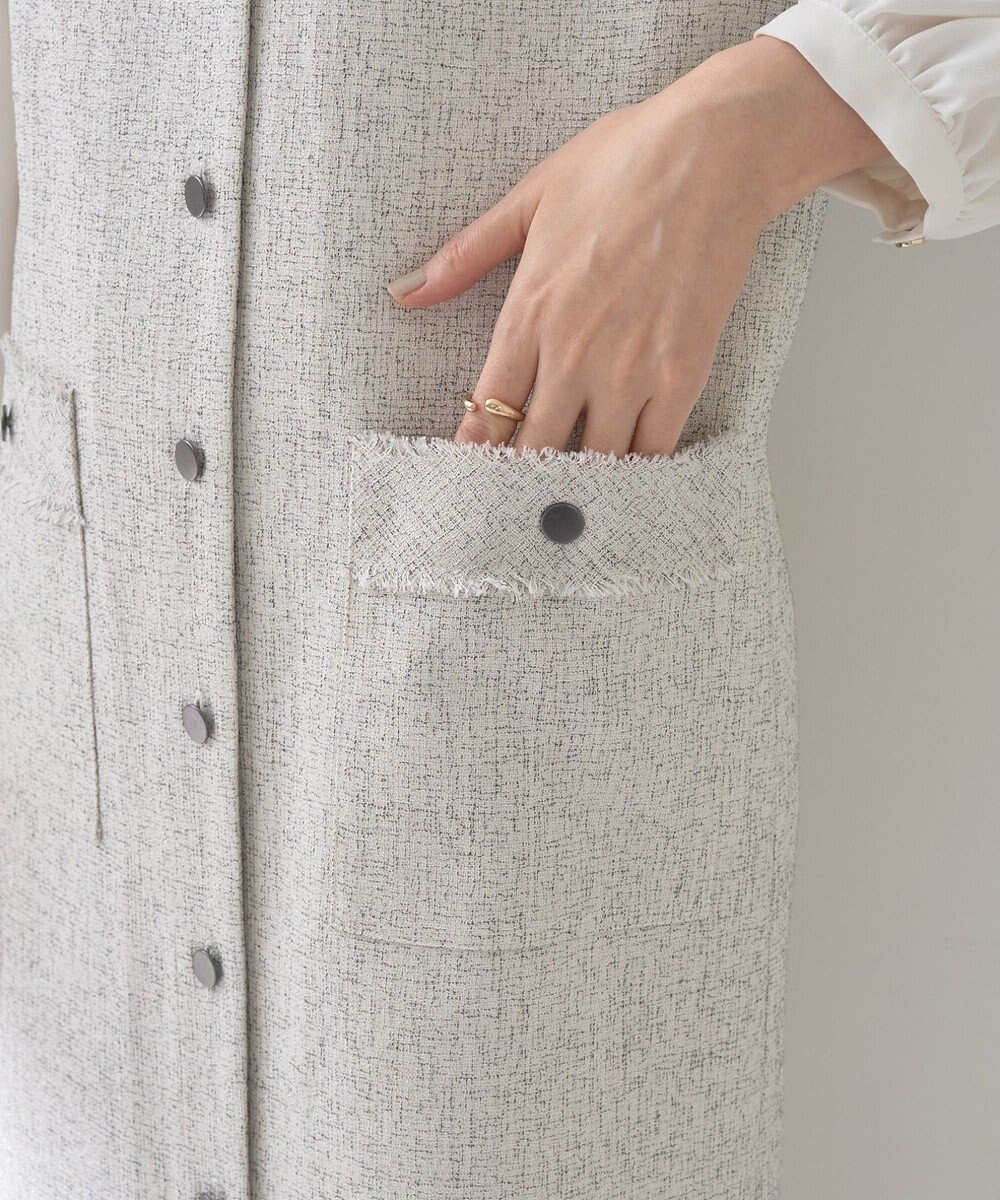 YECCA VECCA ツイードジレジャンスカ 