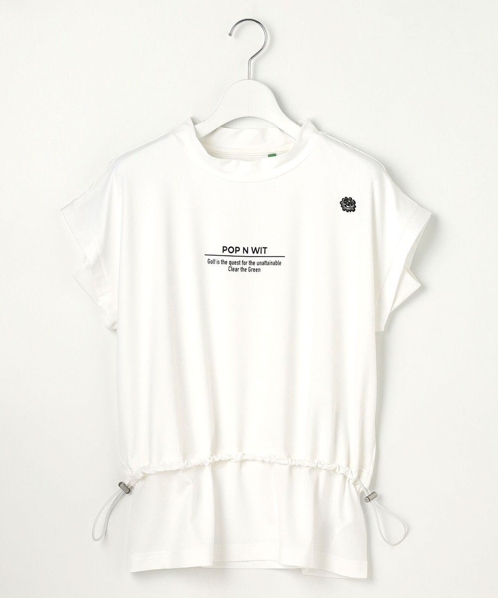 PW CIRCULUS 【UVカット / 吸水速乾 / 伸縮性抜群】【WOMEN】ウエスト切り替えモック T 