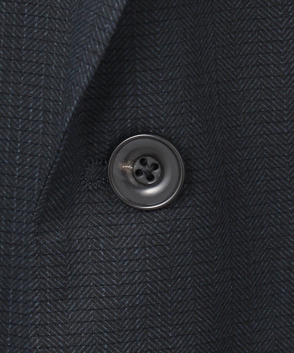 GOTAIRIKU 圧倒的清涼感・８つの夏機能【接触冷感/通気性/軽量/撥水…等】クールドッツ セットアップジャケット_ヘリンボーンプリント（25年モデル） 