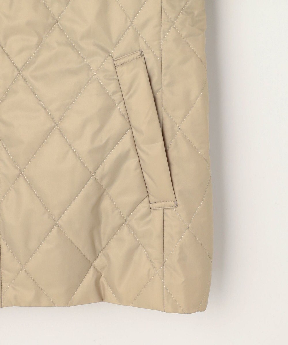 J.PRESS LADIES 【2way】スパンライクナイロンタッサー フーデッド コート 