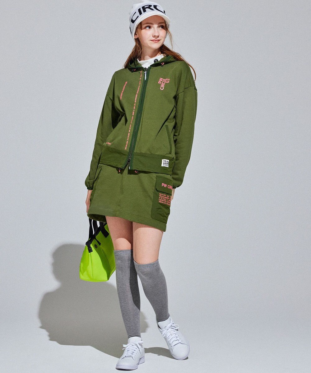 PW CIRCULUS 【WOMEN】裏毛ジップアップフーディー 