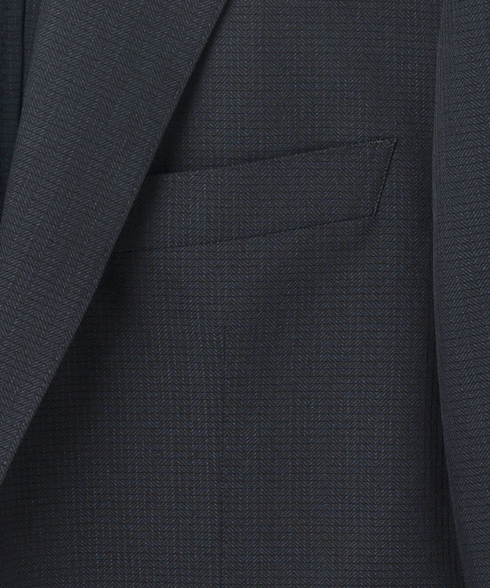 GOTAIRIKU 圧倒的清涼感・８つの夏機能【接触冷感/通気性/軽量/撥水…等】クールドッツ セットアップジャケット_ヘリンボーンプリント（25年モデル） 