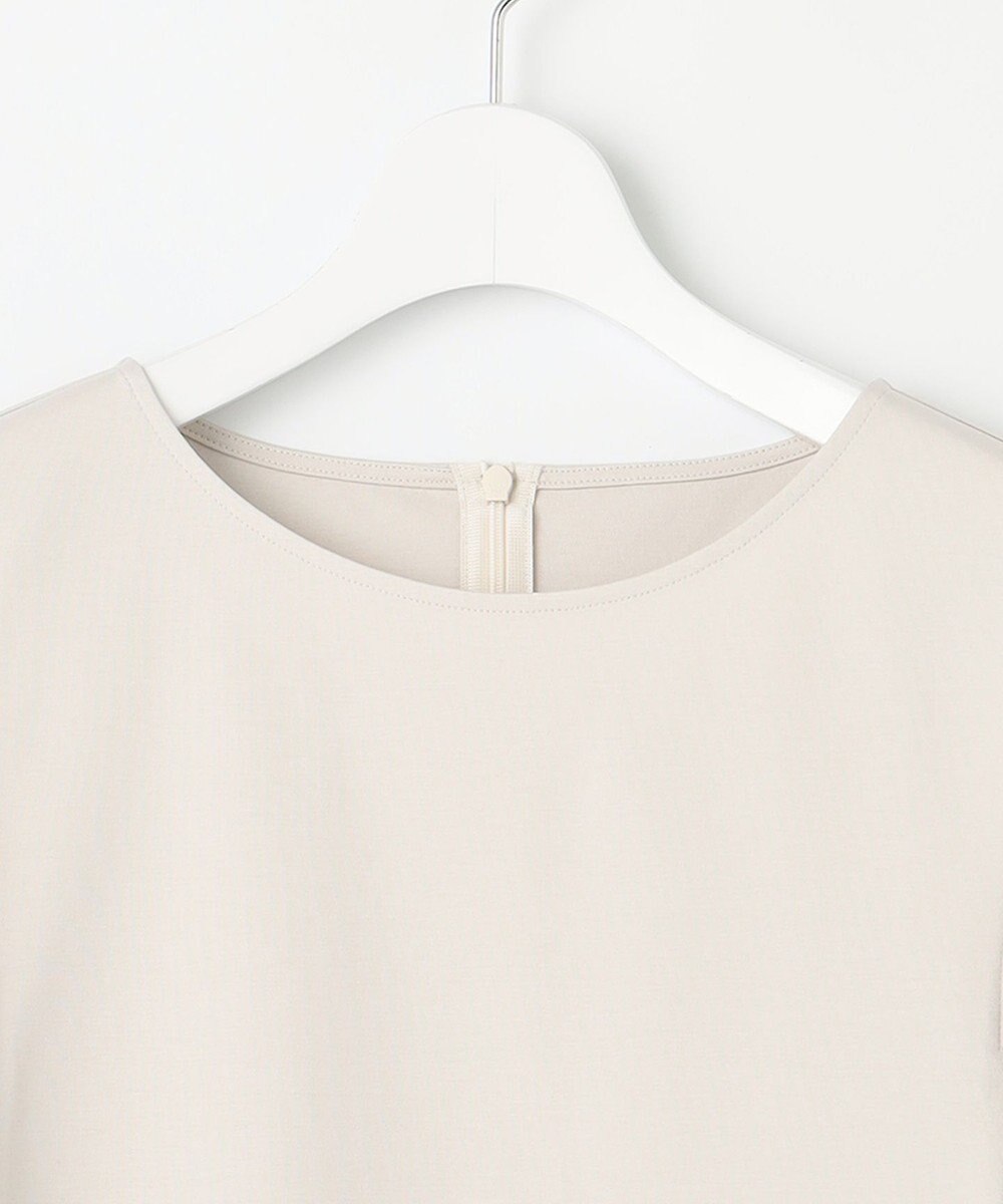 23区 【洗える】スカーフプリントコンビ スリーブデザイン カットソー 