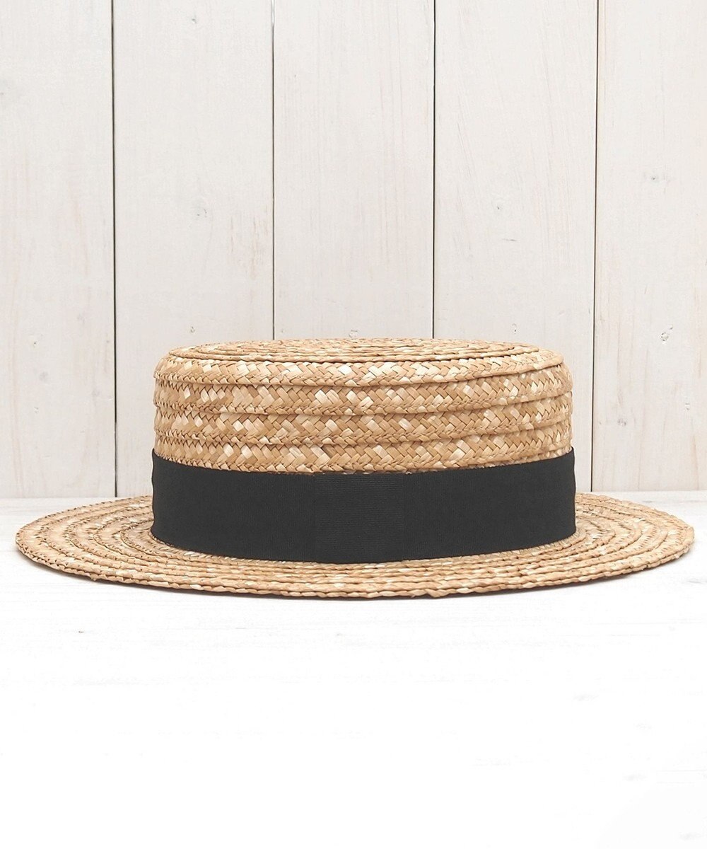 石田製帽 【UNISEX】 ビンテージストローハット キャノチエ 