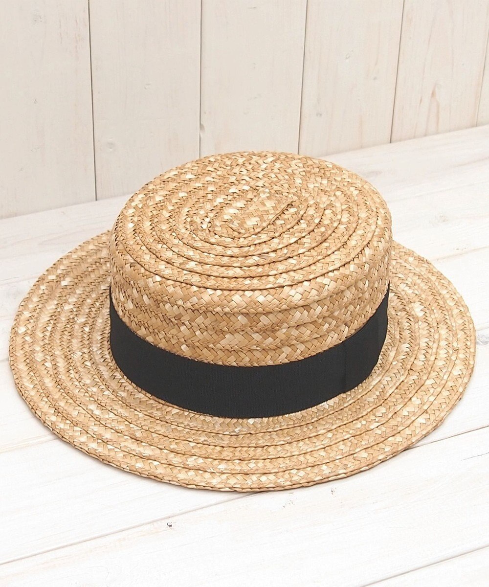 石田製帽 【UNISEX】 ビンテージストローハット キャノチエ 