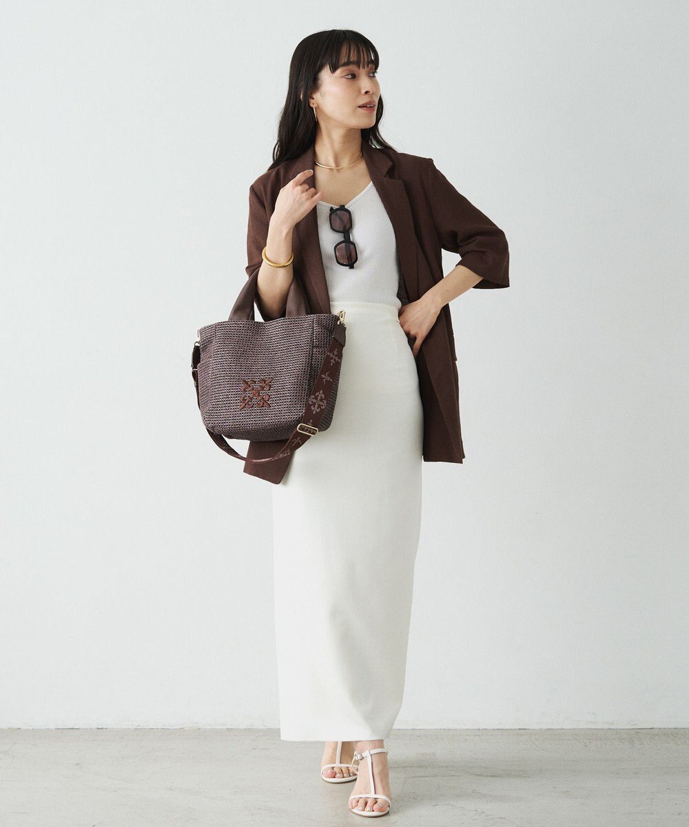 russet ナイロンラフィア2WAYトートバッグ(CE-1711) 