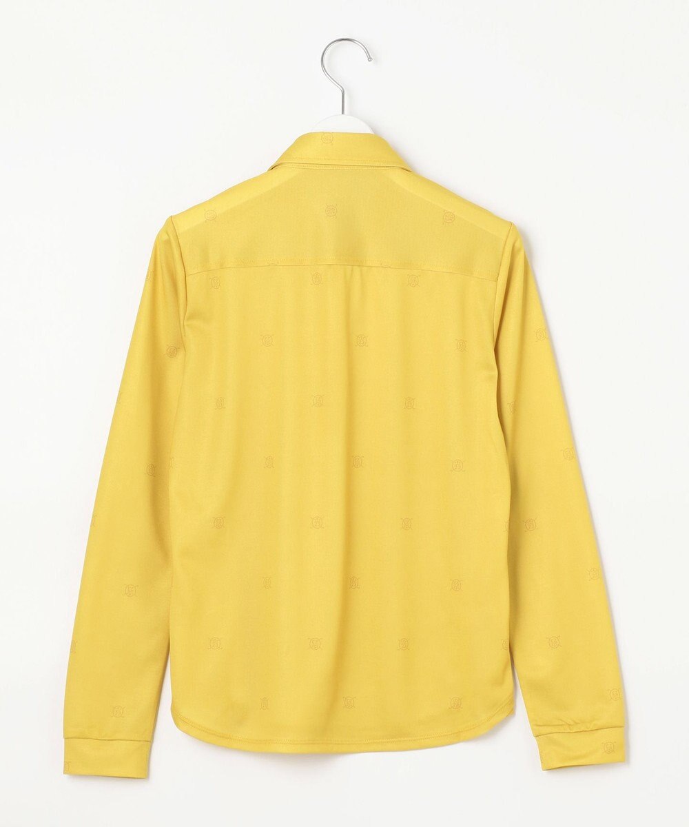 23区GOLF 【WOMEN】ワッペンプリント鹿の子シャツ 