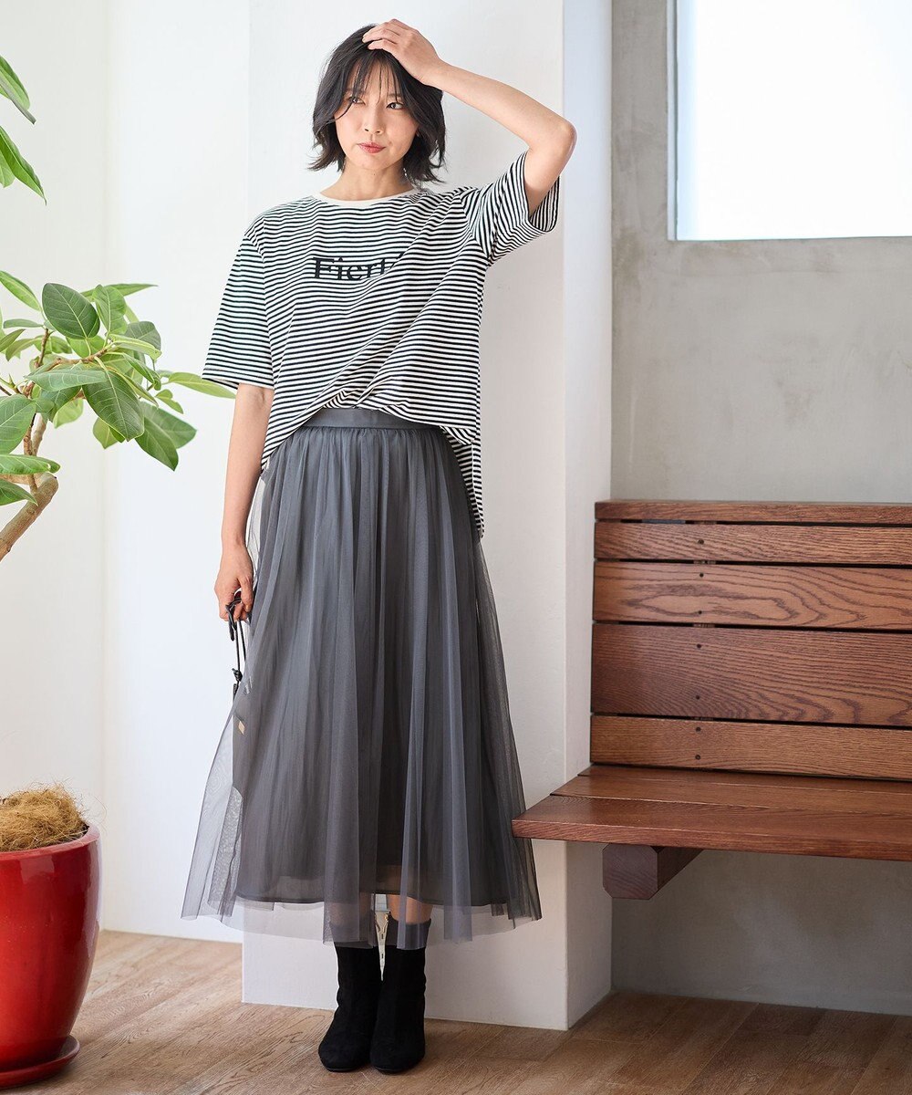 ANY フロッキーロゴテールTシャツ 