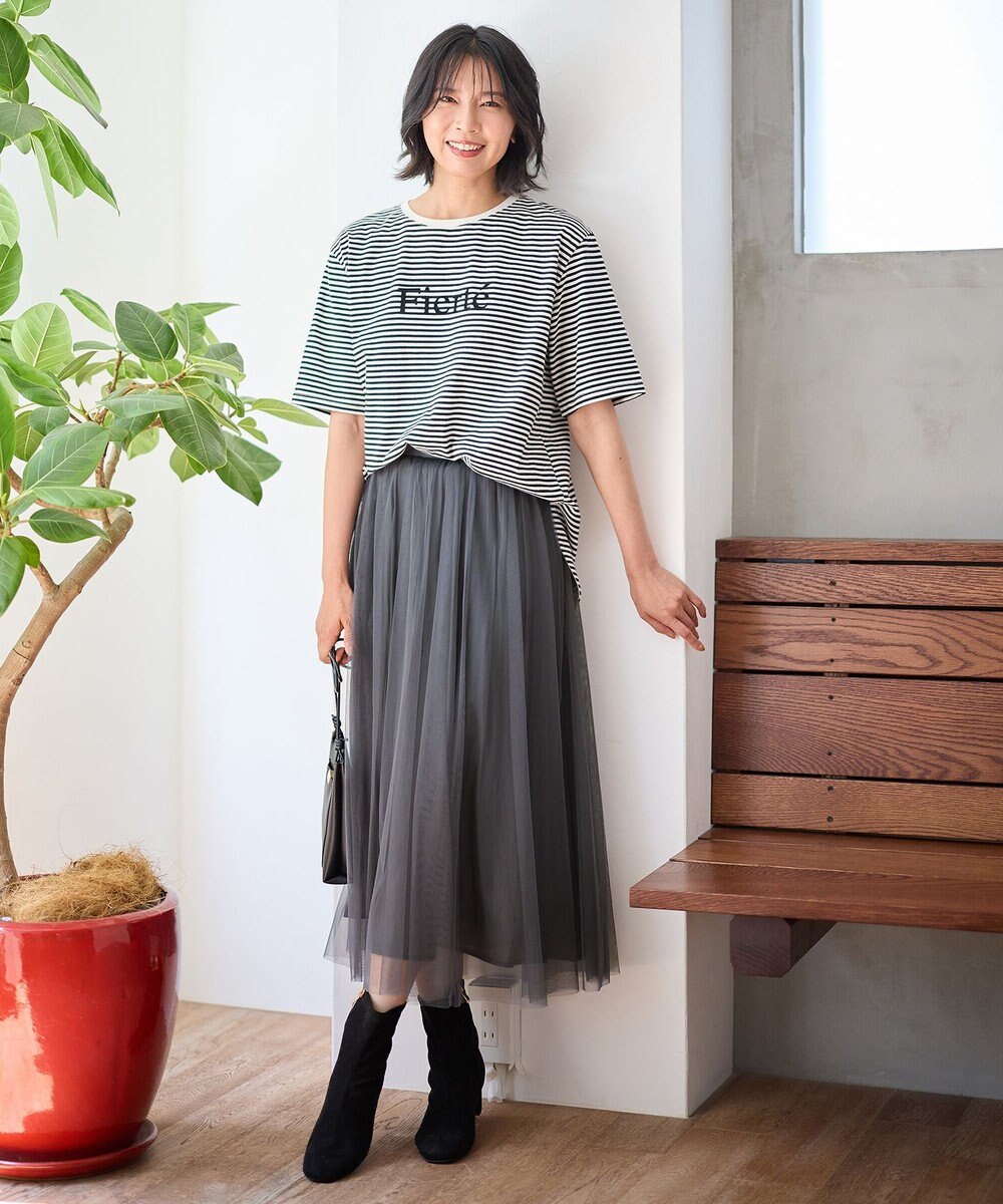 ANY フロッキーロゴテールTシャツ 