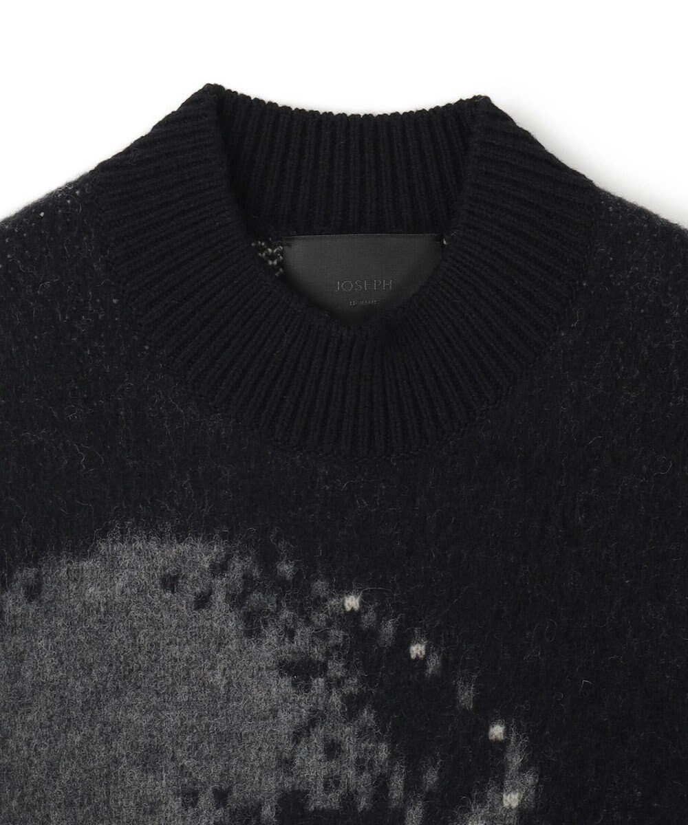 JOSEPH HOMME 【HIGH GRADE LINE】モンキージャガード　モックネックニット 