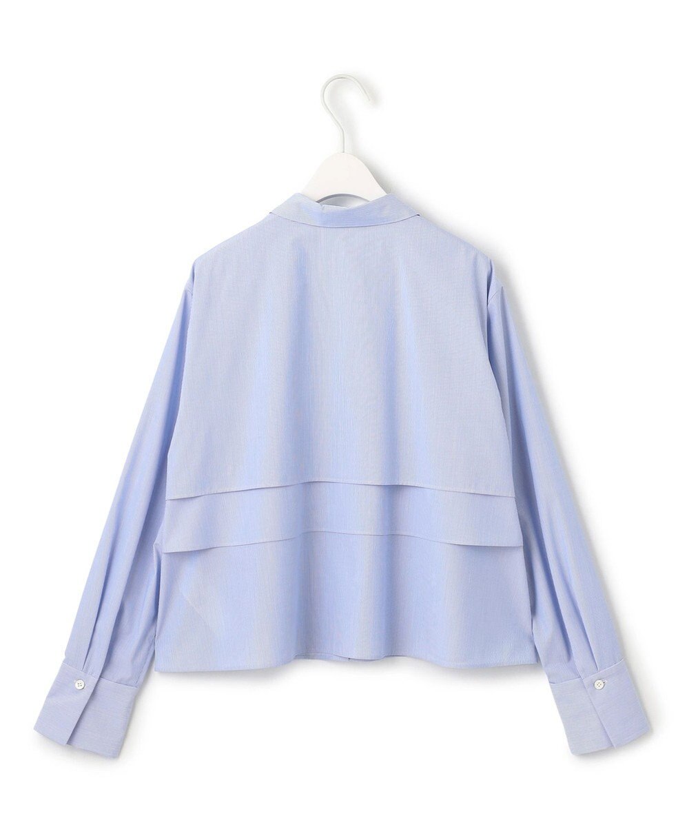 ICB 【洗える】 クリーンブロード クロップドブラウス 