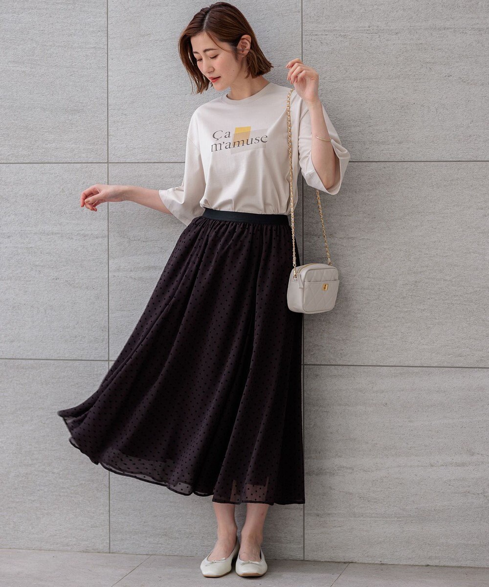 23区 S 【洗える】Ca mamuse ロゴ TEE 