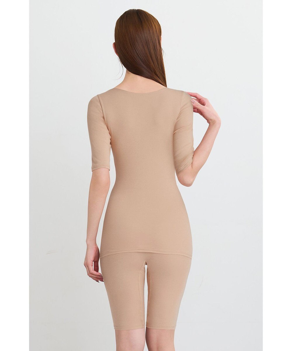 WACOAL あったかインナー 【ふんわりあったか】 5分袖 半袖 天綿オーガニックを使用 あたたかい ムレにくい しなやかでやわらかい レディース CLC510 /ワコール 