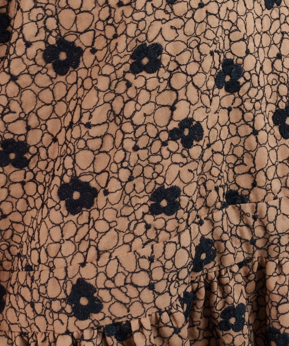 muuc 【手刺繍のような刺繍が美しい】ハイドランジア ブラウス 