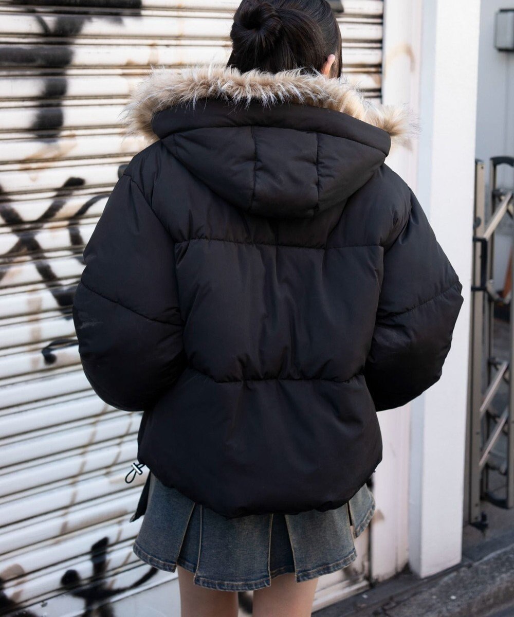 WEGO 3WAYファーフードパファーブルゾン 