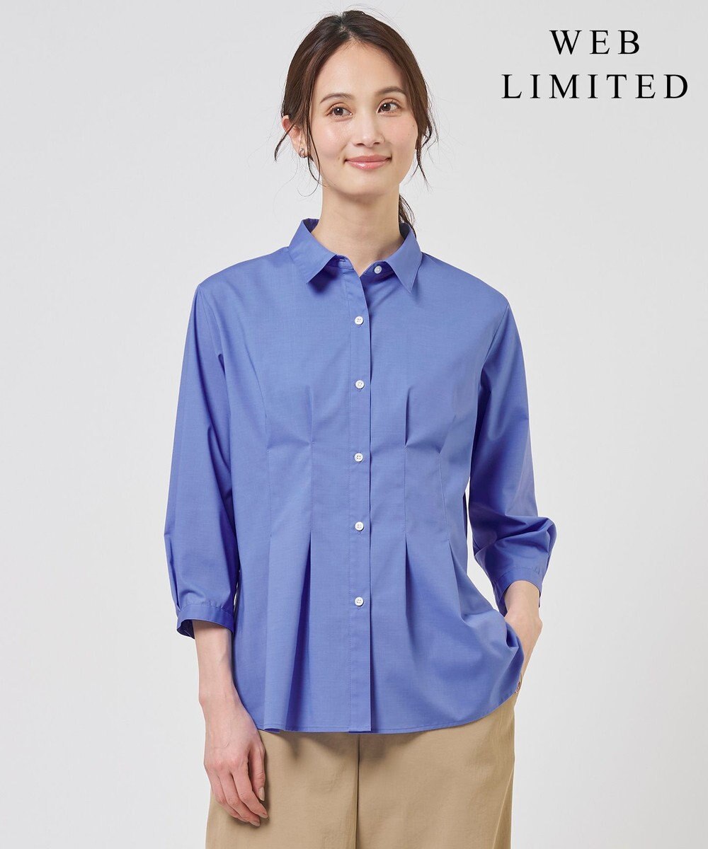 J.PRESS LADIES S 【WEB限定カラーあり】SOFT TC ストレッチ シャツ ブラウス 