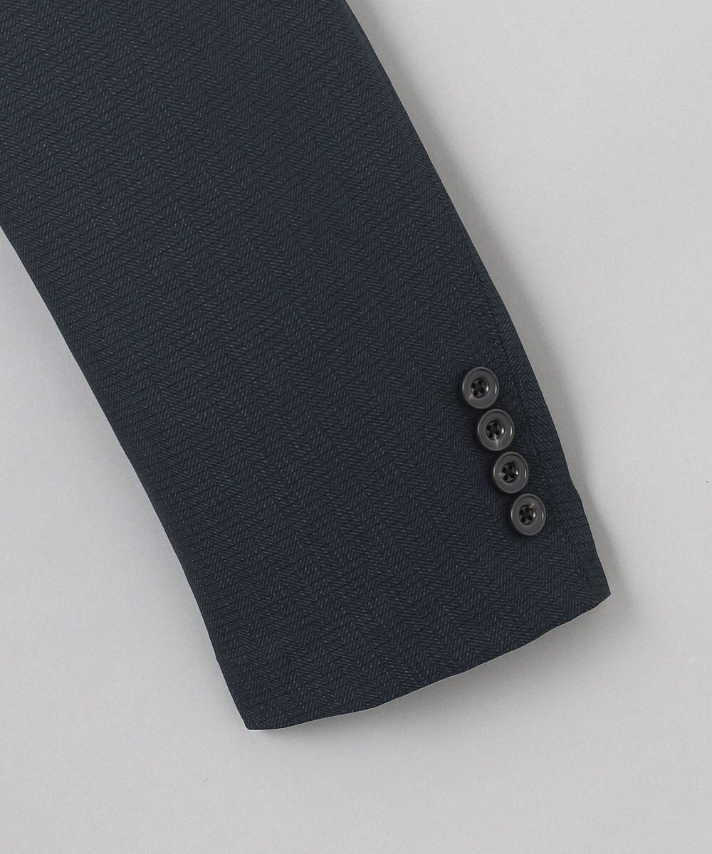 GOTAIRIKU 圧倒的清涼感・８つの夏機能【接触冷感/通気性/軽量/撥水…等】クールドッツ セットアップジャケット_ヘリンボーンプリント（25年モデル） 