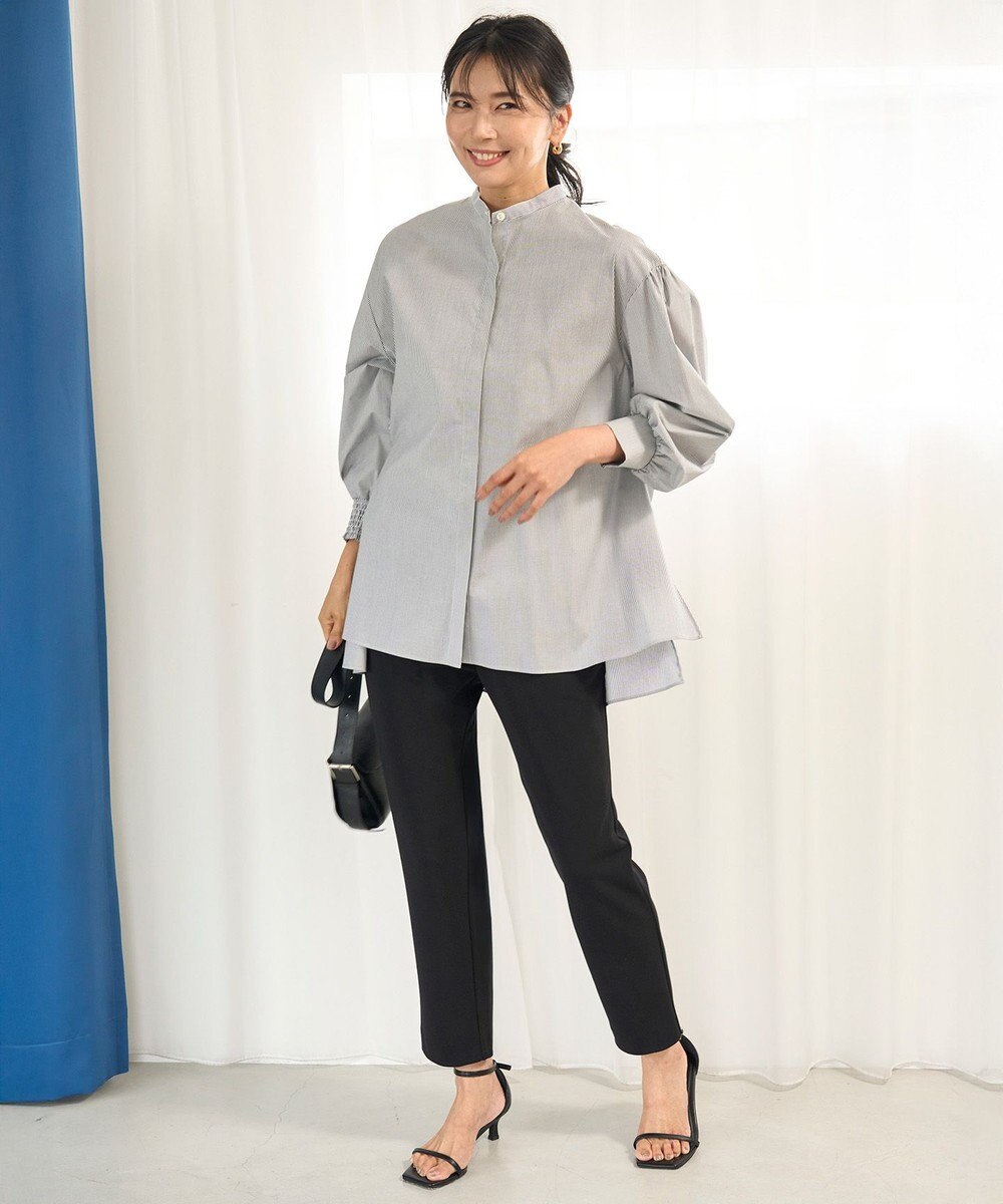 UNFILO 【新色追加】ボリュームスリーブ ブラウス 