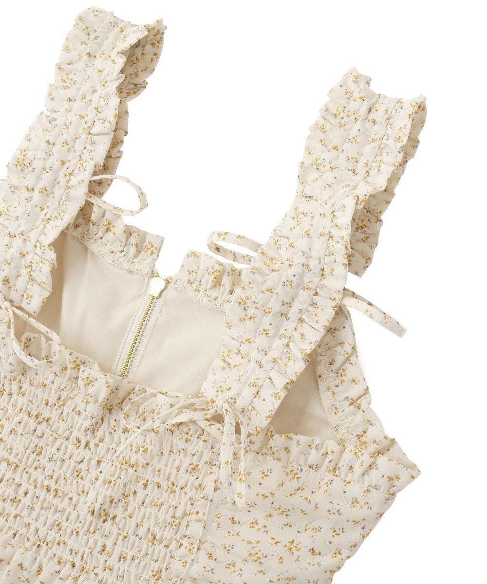 earth music&ecology フラワーペプラムビスチェ 