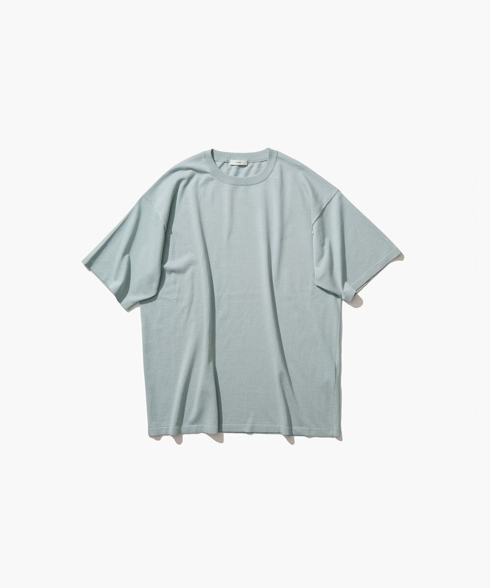ATON FRESCA KNIT｜ハーフスリーブセーター - UNISEX 