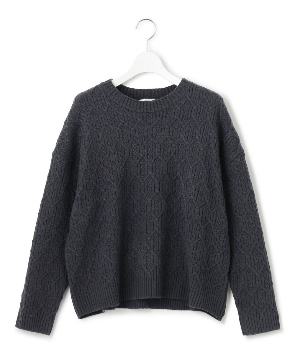 J.PRESS YORK STREET 【WOMEN】ショート ケーブルニット 