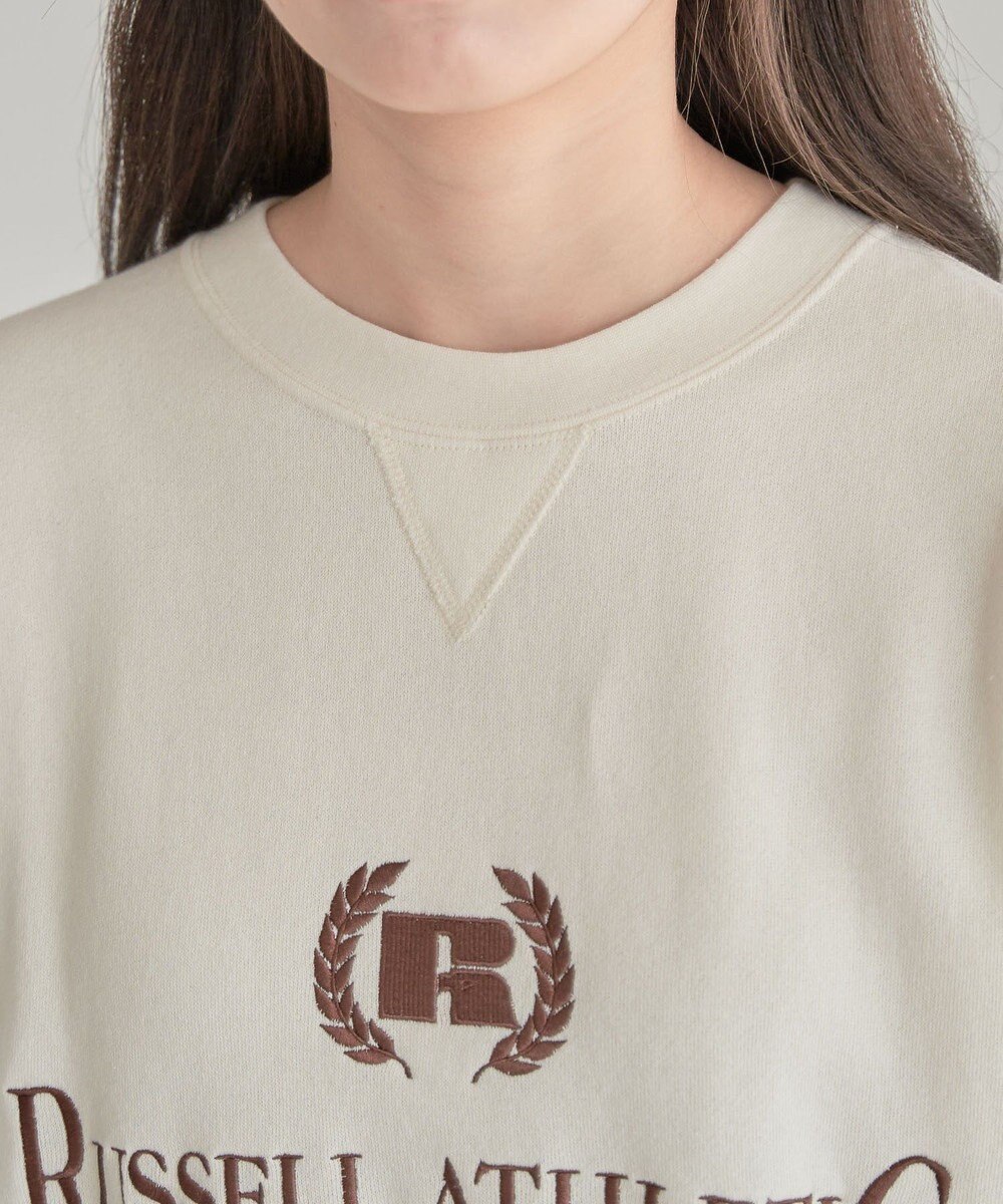 Green Parks ■ＲＵＳＳＥＬＬ　ロゴ刺繍スウェット 