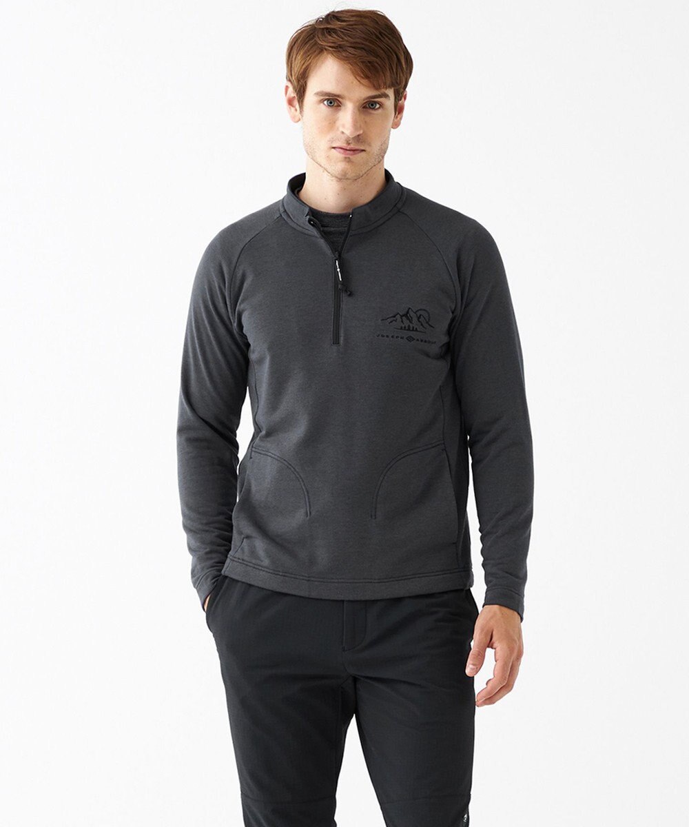 JOSEPH ABBOUD MOUNTAIN 【UNISEX】ウォームバックフリース カットソー 