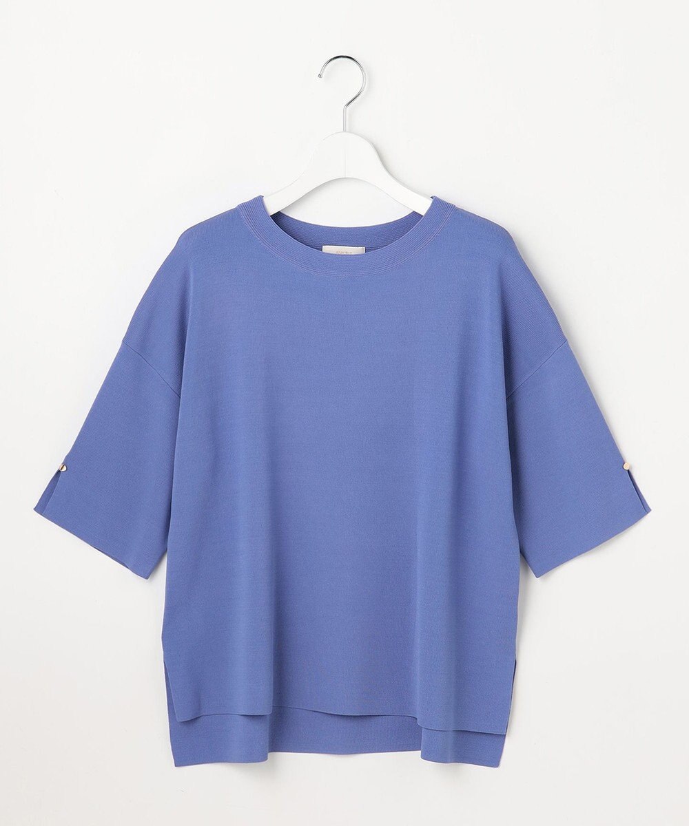 ANY SIS 【アイスタッチ】ボートネックニット プルオーバー 