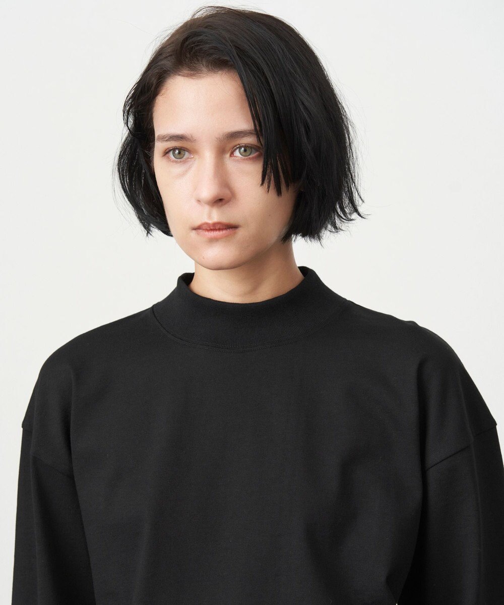 ATON 12/-AIR SPINNING | モックネックプルオーバー 