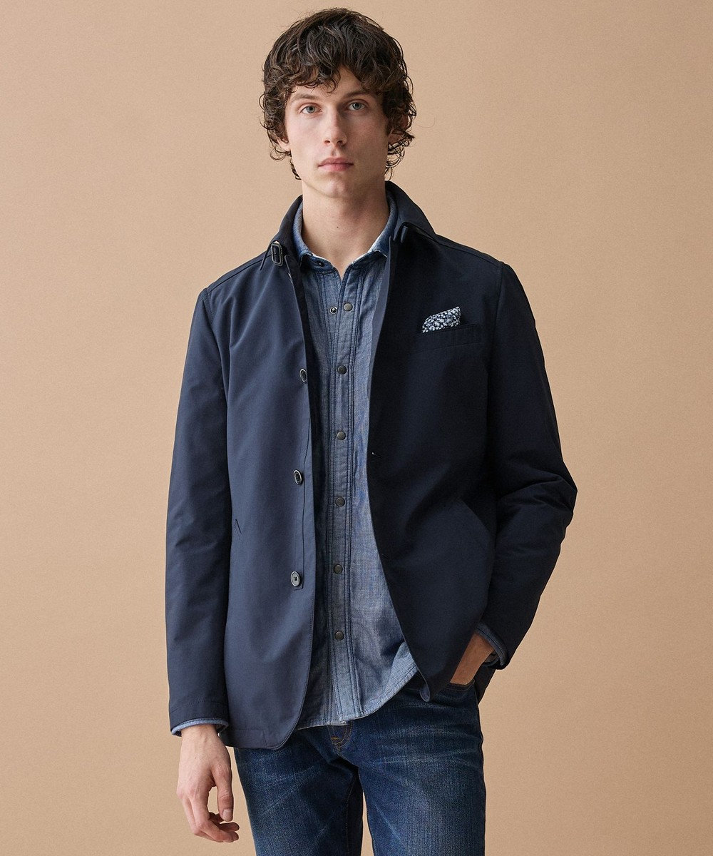 JOSEPH ABBOUD 【サスティナブル素材/JAPANファブリック/ECO撥水】キューブテックス ブルゾン 