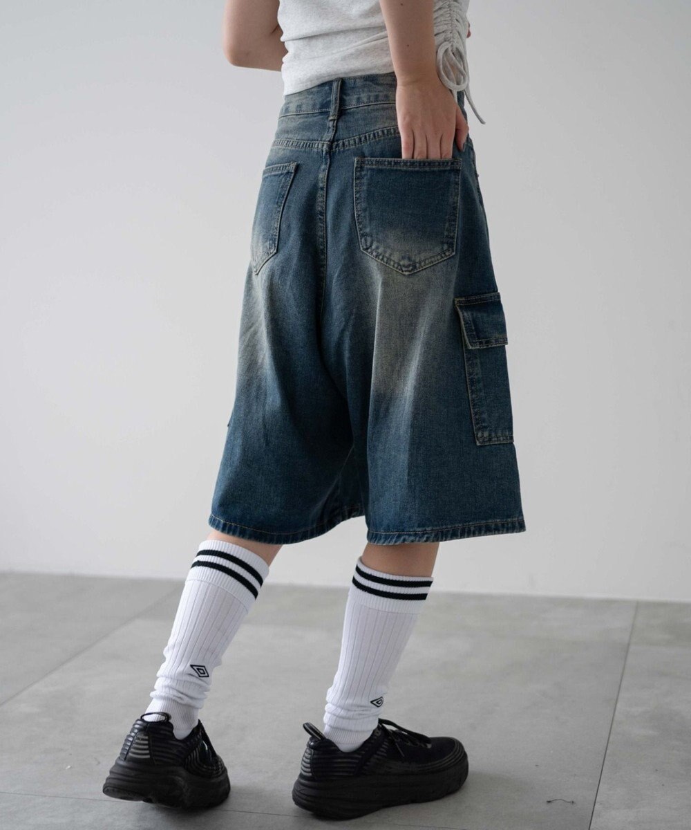 WEGO ドロストカーゴハーフパンツ 